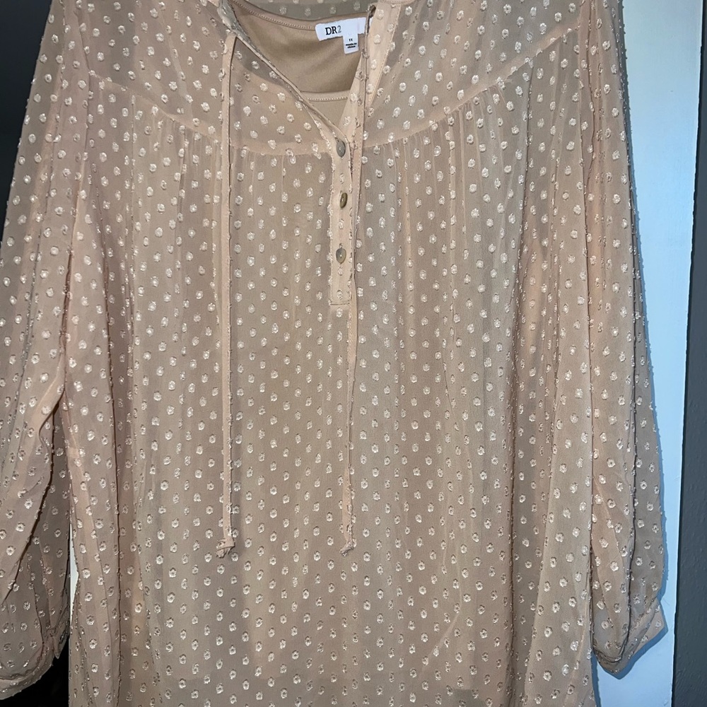 DR2 Women's Tan Blouse